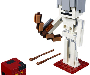 LEGO Minecraft BigFig Skelet met Magmakubus - 21150