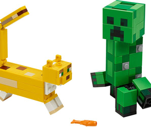 LEGO Minecraft BigFig Creeper en Ocelot - 21156