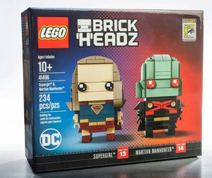 41496 Brickheadz Super Girl & Martian Manhunter