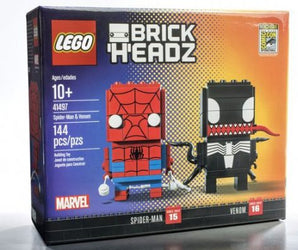41497 Brickheadz Spider-Man & Venom - San Diego Comic-Con 2017 Exclusive