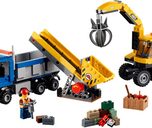 LEGO City Graafmachine en Truck - 60075