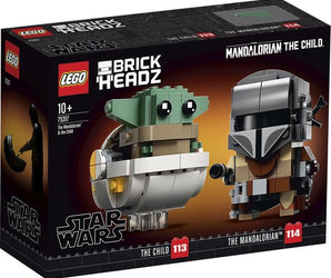75317 BrickHeadz Star Wars De Mandalorian & Baby Yoda