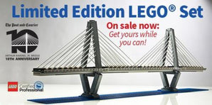 Ravenel Bridge (uiterst zeldzame LEGO set, inclusief de 2 bijbehorende verzegelde boeken!)